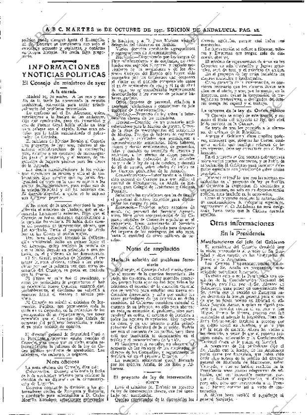 ABC SEVILLA 20-10-1931 página 18