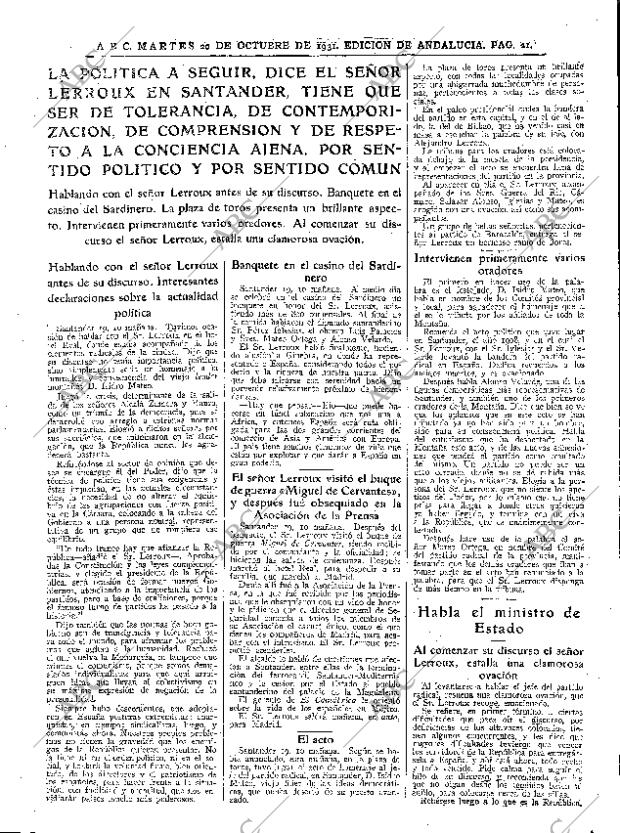 ABC SEVILLA 20-10-1931 página 21