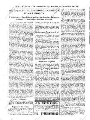 ABC SEVILLA 20-10-1931 página 25