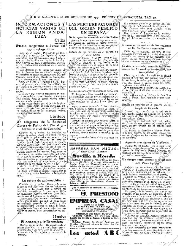 ABC SEVILLA 20-10-1931 página 30