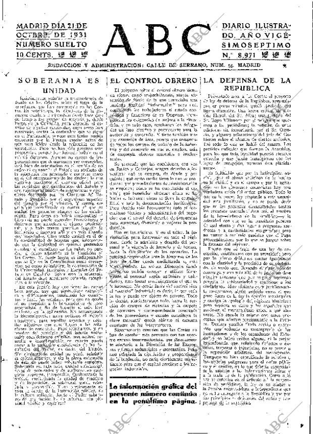 ABC MADRID 21-10-1931 página 15