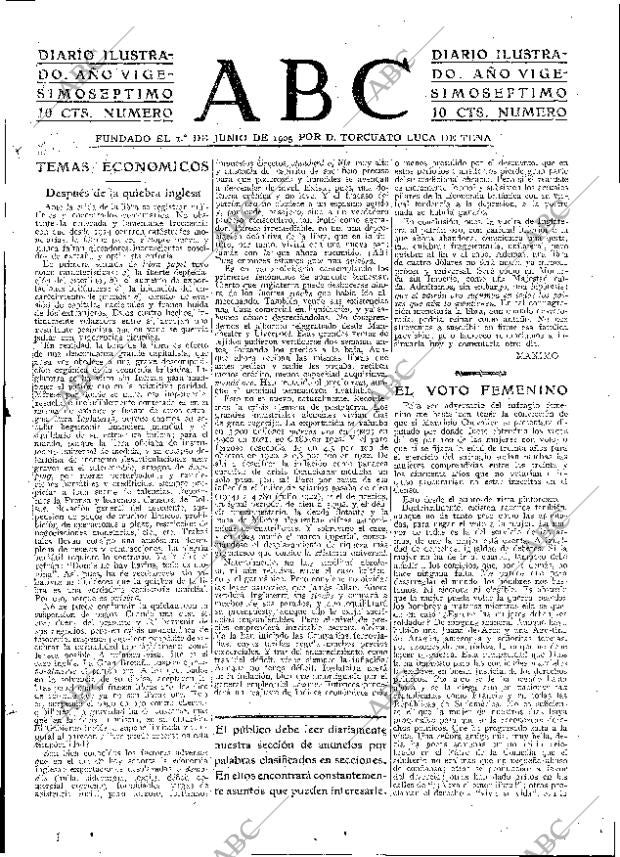 ABC MADRID 21-10-1931 página 3