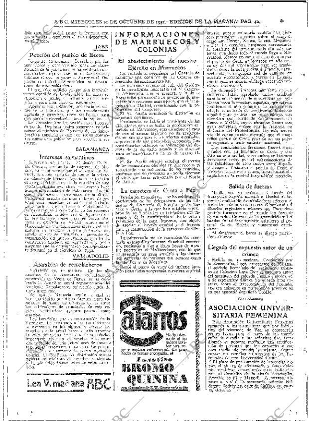 ABC MADRID 21-10-1931 página 40