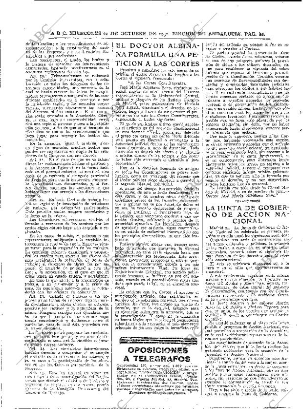 ABC SEVILLA 21-10-1931 página 22