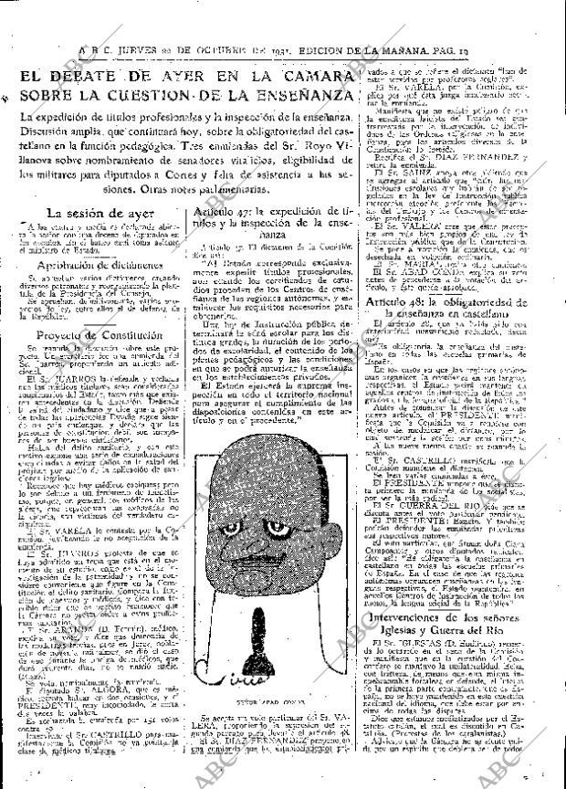 ABC MADRID 22-10-1931 página 19