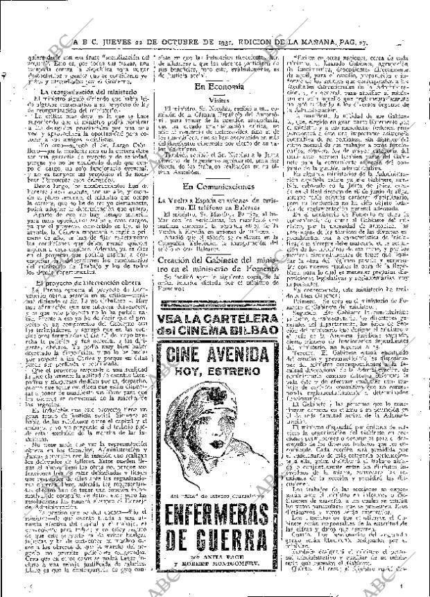 ABC MADRID 22-10-1931 página 27
