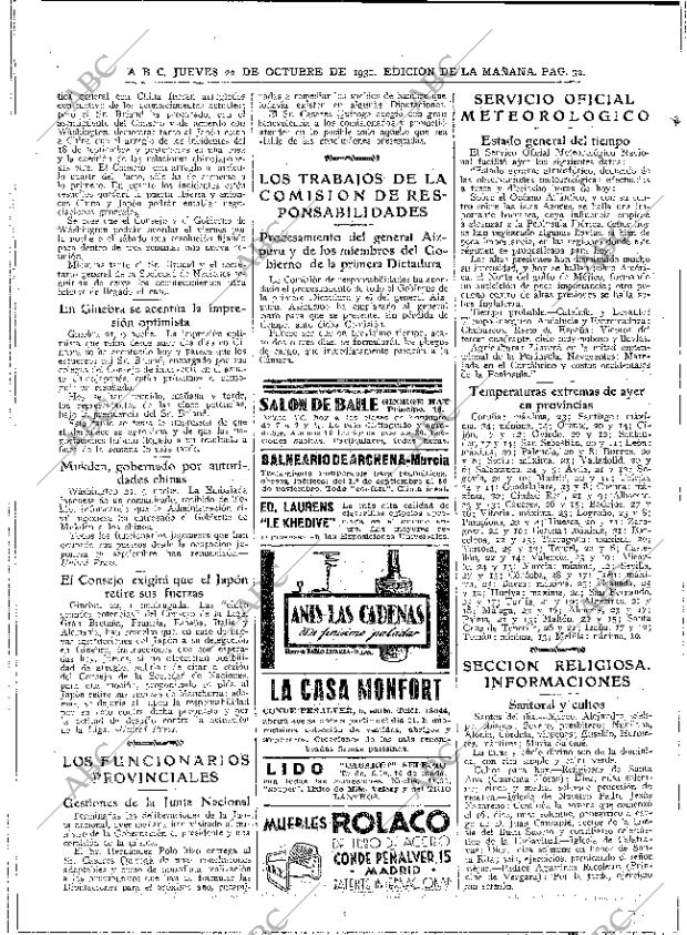 ABC MADRID 22-10-1931 página 32