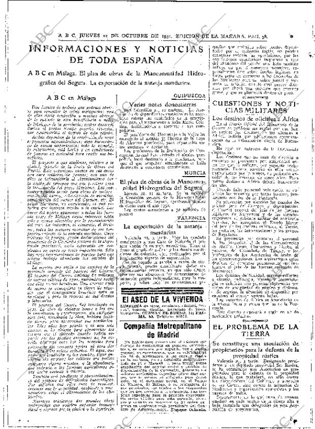 ABC MADRID 22-10-1931 página 38