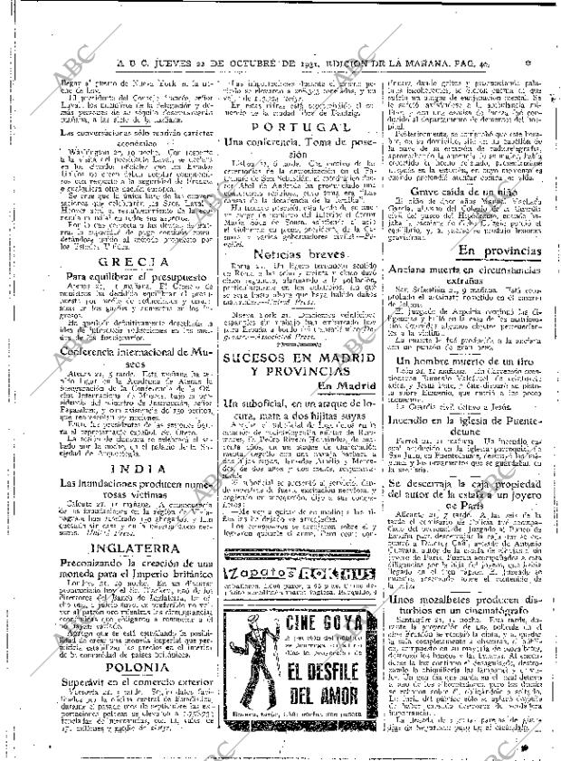 ABC MADRID 22-10-1931 página 40