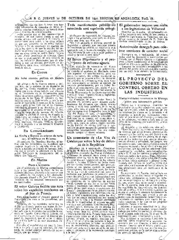 ABC SEVILLA 22-10-1931 página 13