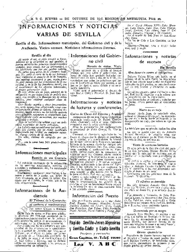 ABC SEVILLA 22-10-1931 página 21