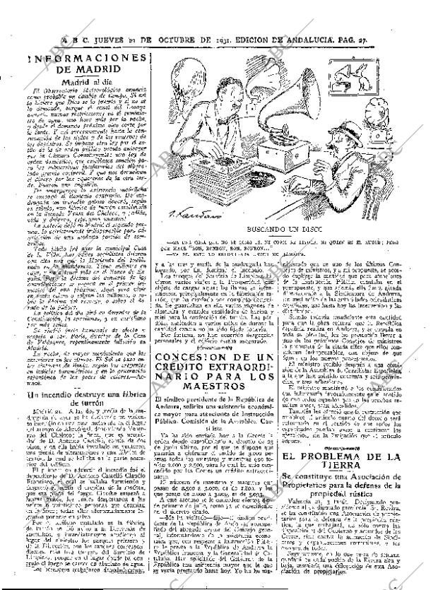 ABC SEVILLA 22-10-1931 página 23