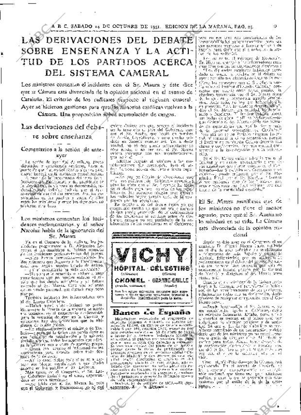 ABC MADRID 24-10-1931 página 25