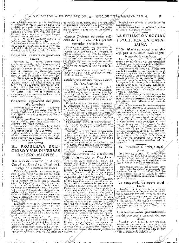ABC MADRID 24-10-1931 página 28