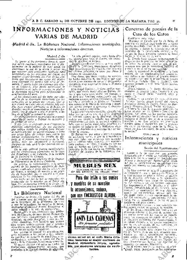 ABC MADRID 24-10-1931 página 31