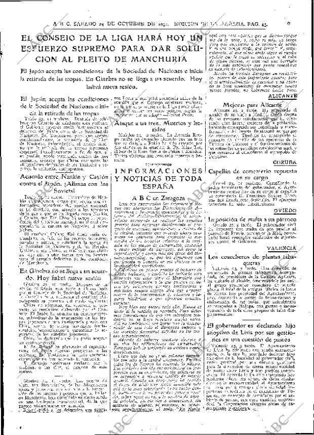 ABC MADRID 24-10-1931 página 43