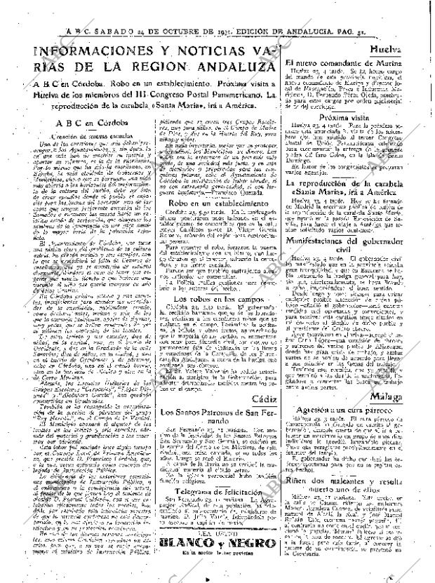 ABC SEVILLA 24-10-1931 página 31