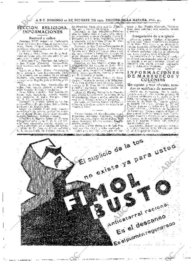 ABC MADRID 25-10-1931 página 40