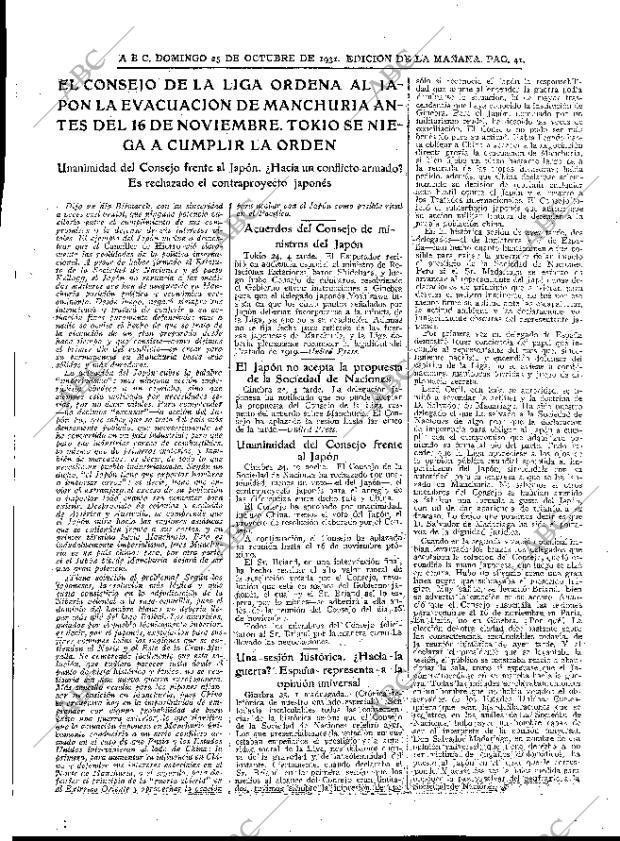 ABC MADRID 25-10-1931 página 41