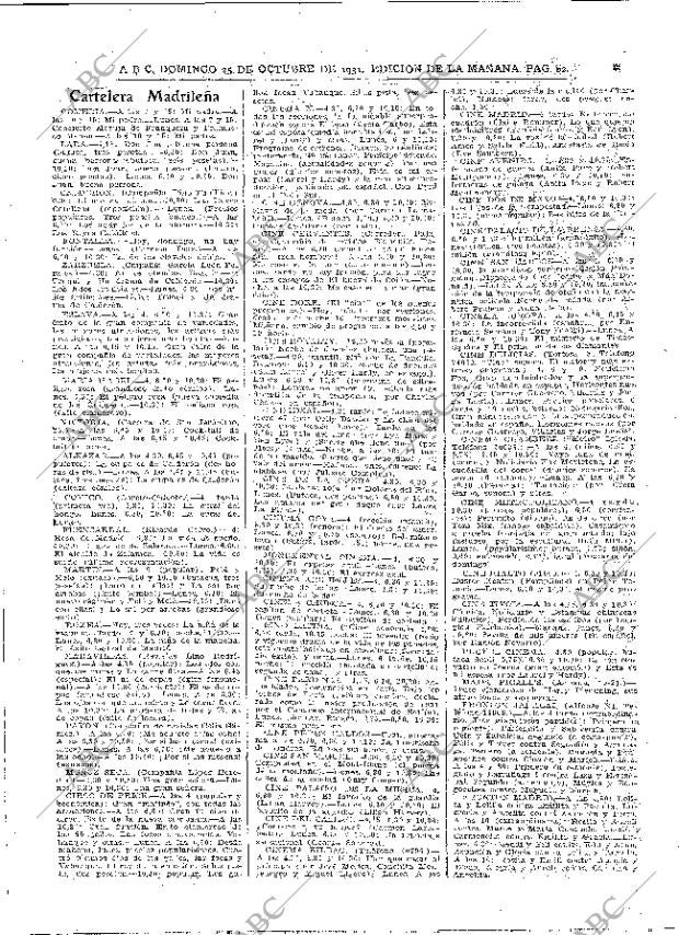 ABC MADRID 25-10-1931 página 62
