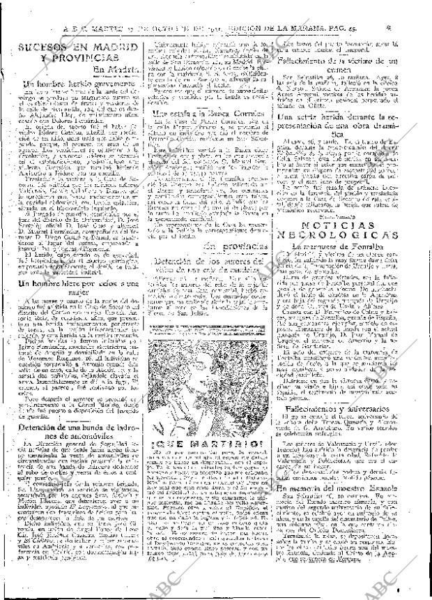 ABC MADRID 27-10-1931 página 45
