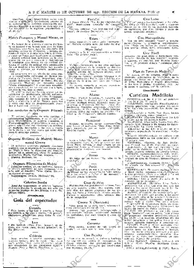 ABC MADRID 27-10-1931 página 47