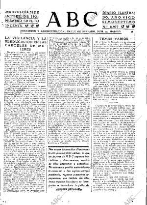 ABC MADRID 28-10-1931 página 15
