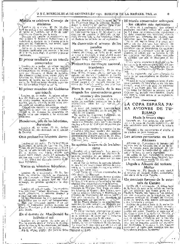 ABC MADRID 28-10-1931 página 20