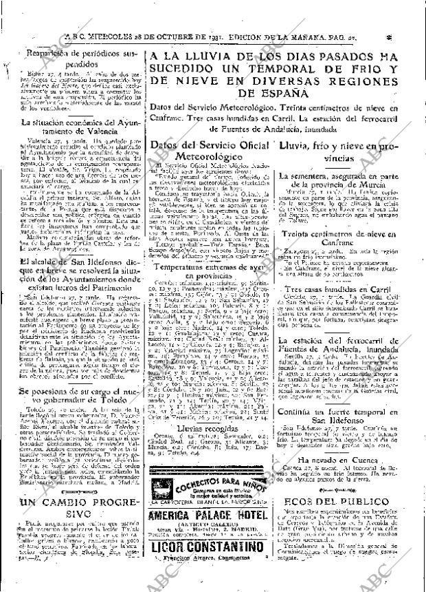ABC MADRID 28-10-1931 página 27