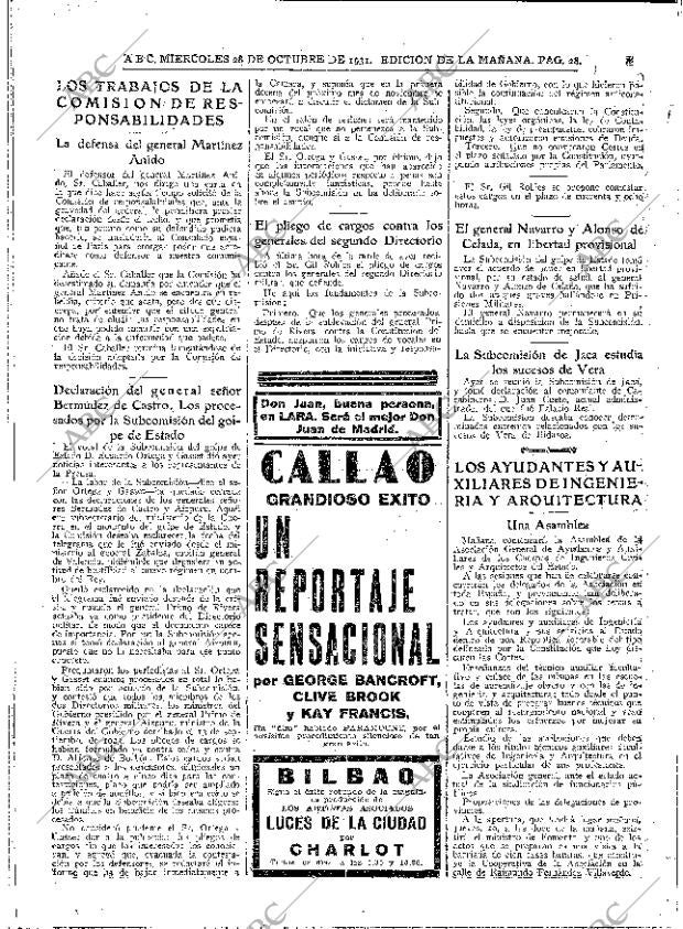 ABC MADRID 28-10-1931 página 28