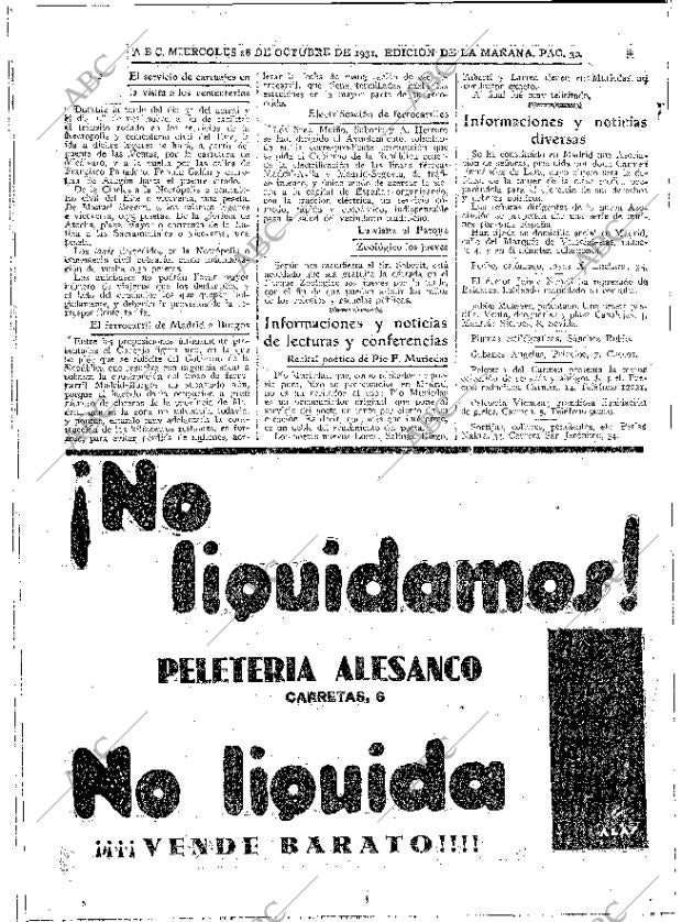 ABC MADRID 28-10-1931 página 30