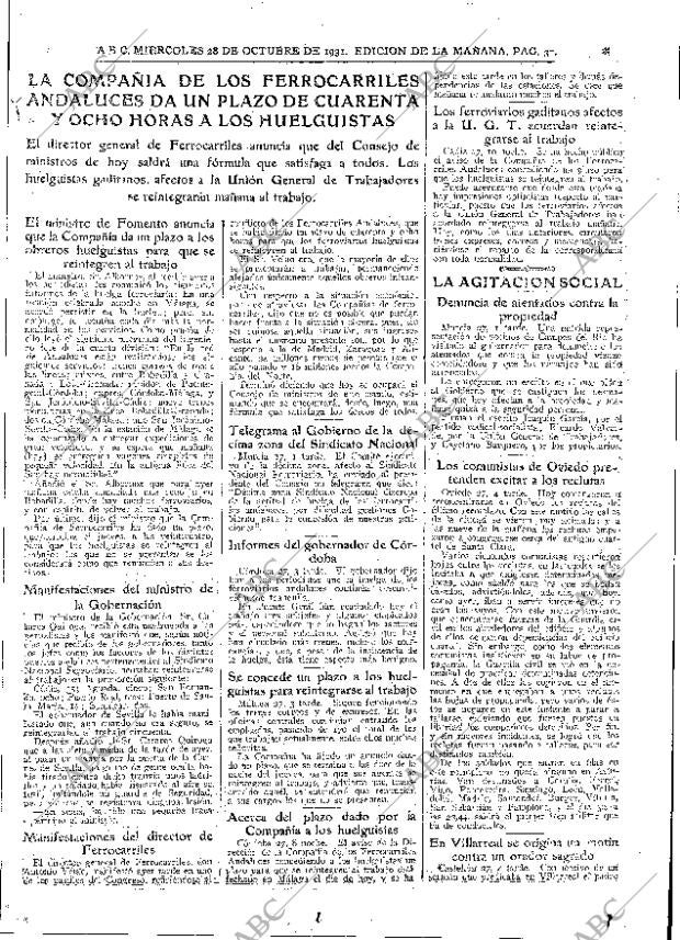 ABC MADRID 28-10-1931 página 31