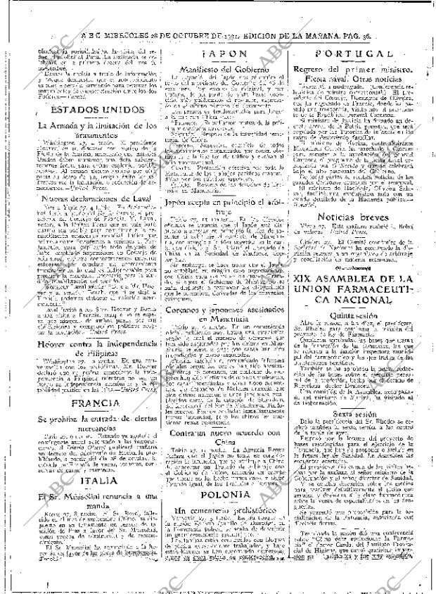 ABC MADRID 28-10-1931 página 36