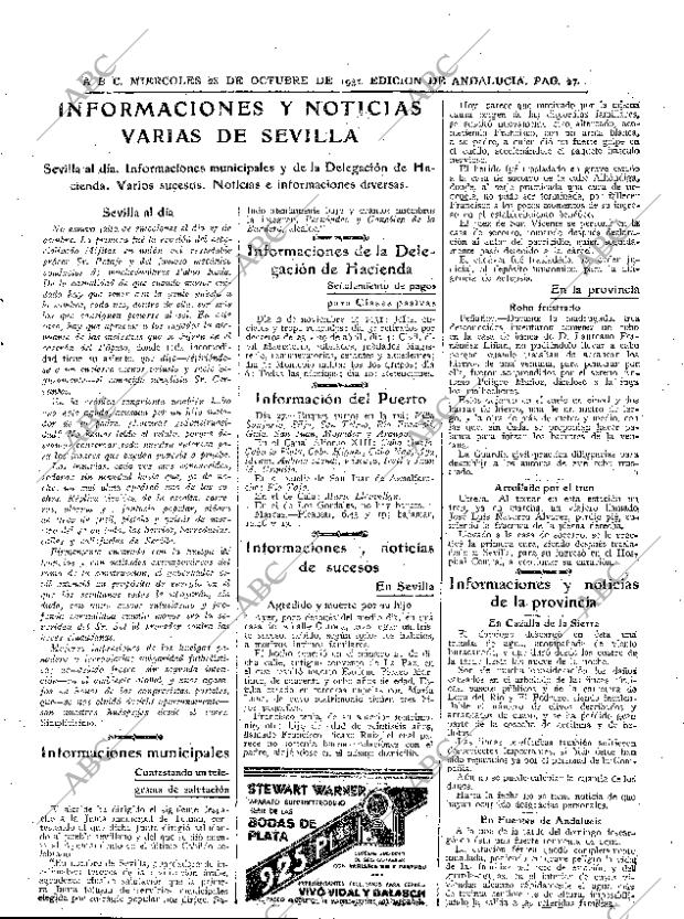 ABC SEVILLA 28-10-1931 página 27