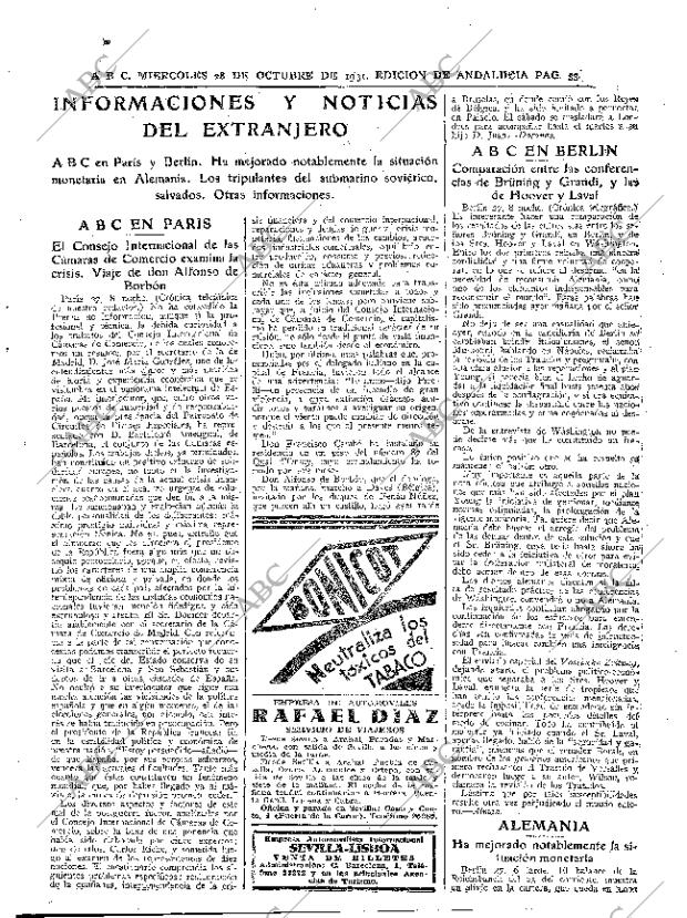 ABC SEVILLA 28-10-1931 página 33