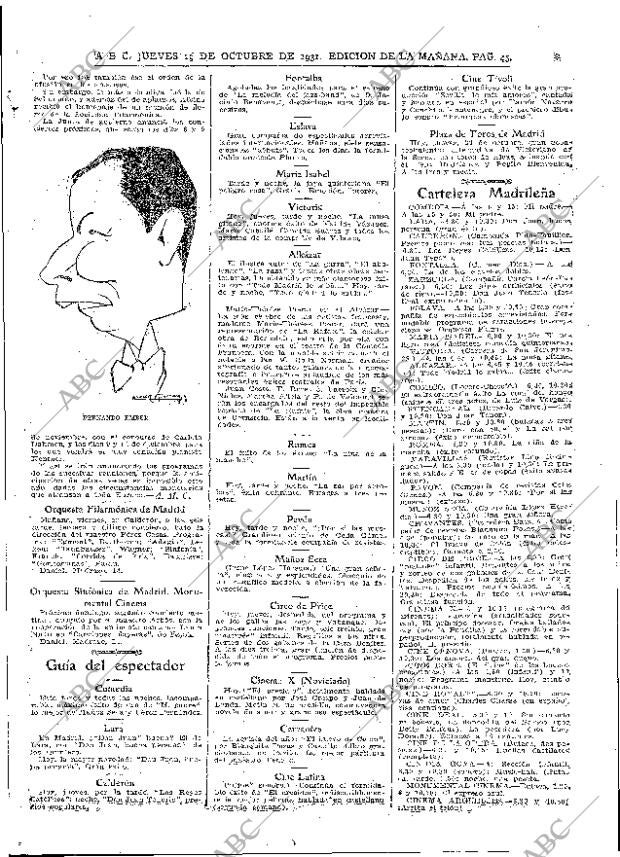 ABC MADRID 29-10-1931 página 45