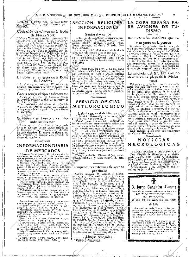 ABC MADRID 30-10-1931 página 40