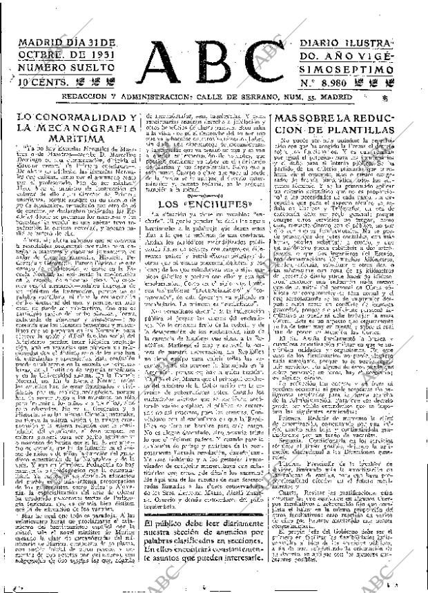 ABC MADRID 31-10-1931 página 17