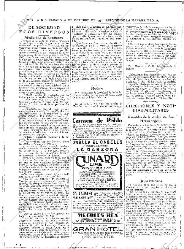 ABC MADRID 31-10-1931 página 18