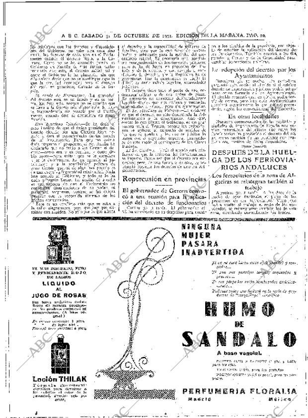 ABC MADRID 31-10-1931 página 20