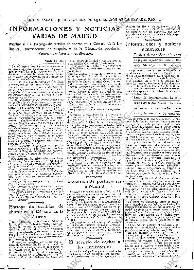 ABC MADRID 31-10-1931 página 31