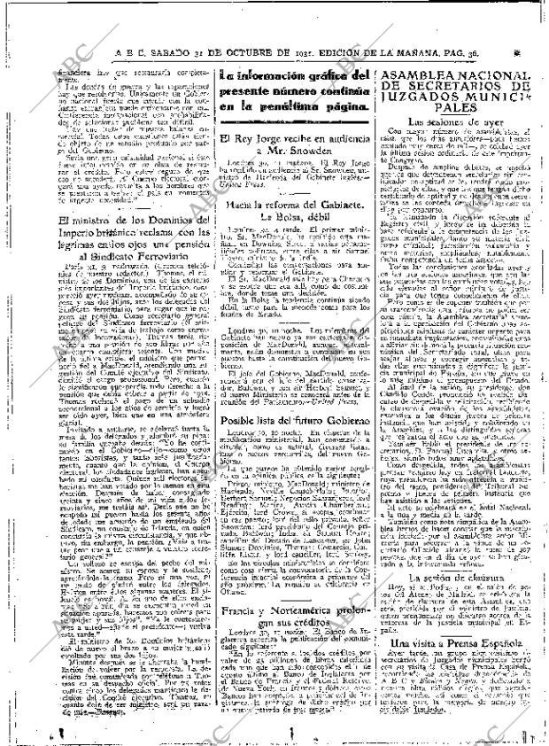 ABC MADRID 31-10-1931 página 36