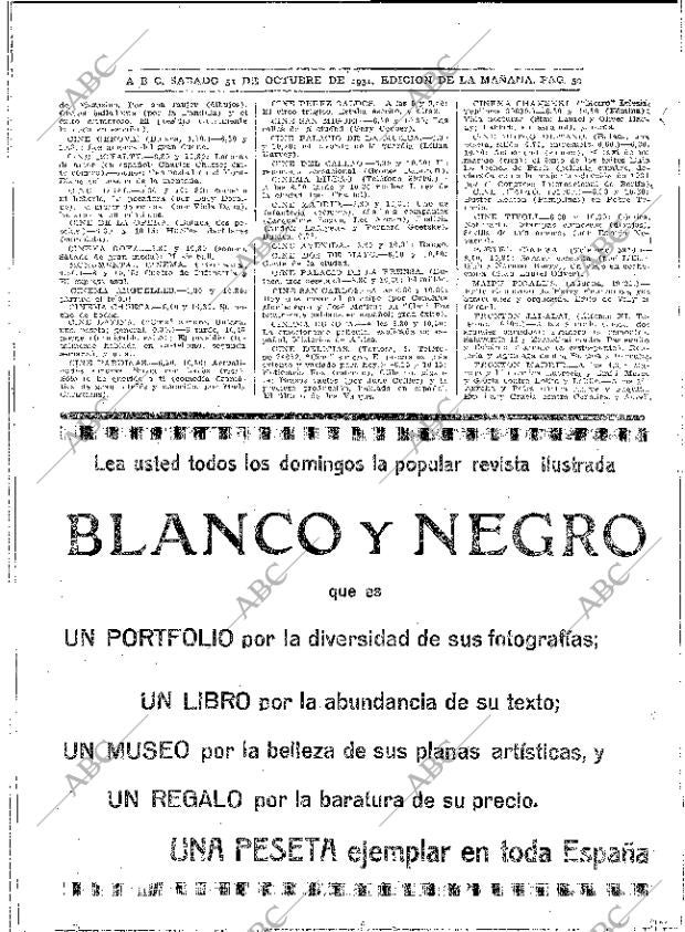 ABC MADRID 31-10-1931 página 50