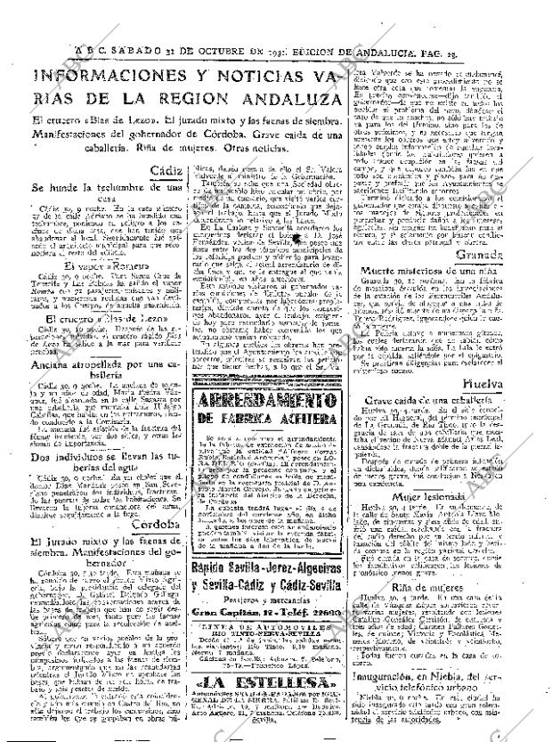 ABC SEVILLA 31-10-1931 página 29