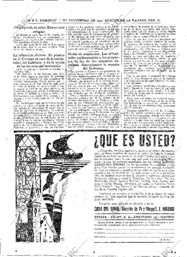 ABC MADRID 01-11-1931 página 28