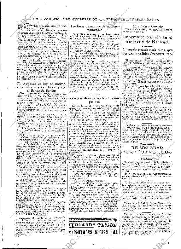 ABC MADRID 01-11-1931 página 29