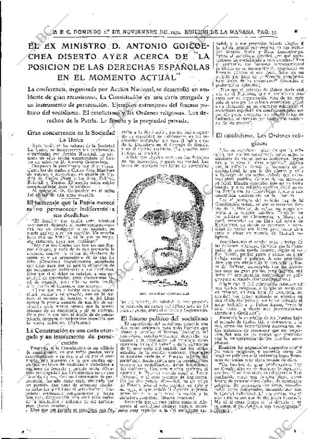 ABC MADRID 01-11-1931 página 35