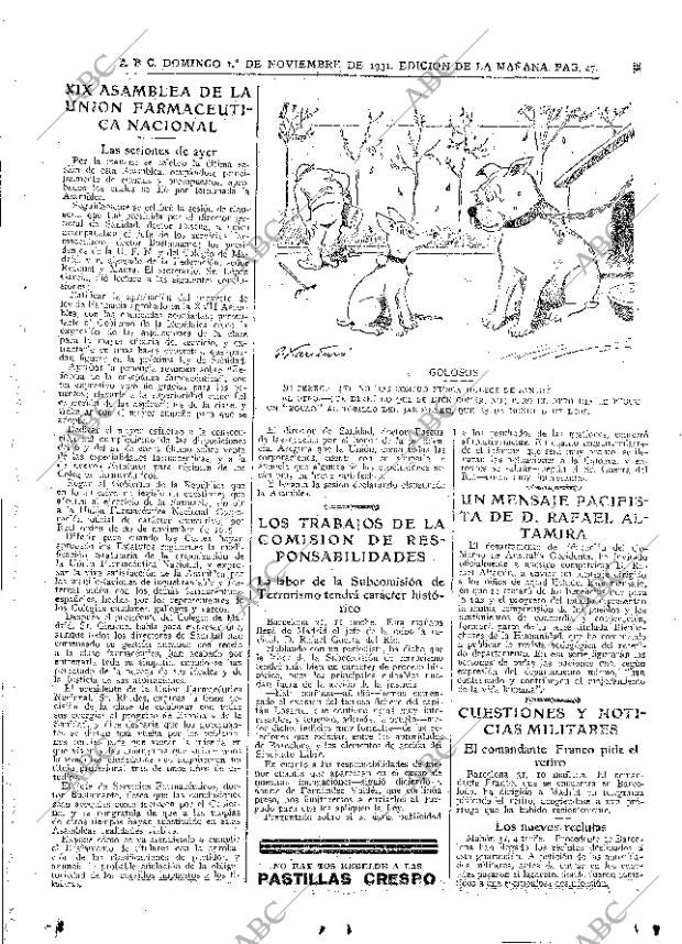 ABC MADRID 01-11-1931 página 47