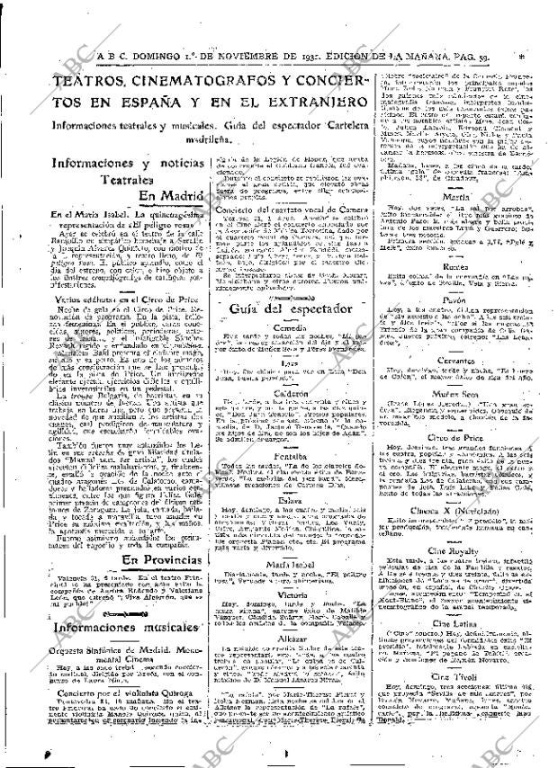 ABC MADRID 01-11-1931 página 59