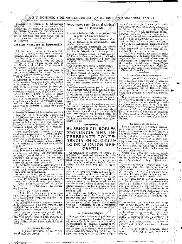 ABC SEVILLA 01-11-1931 página 28